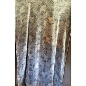 Blue Lotus Flower Cozy Soft Plush Throw Blanket 94x62in